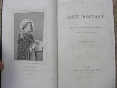 null LACORDAIRE Henri Dominique. 

Vie de Saint Dominique. Conférence de Notre Dame...
