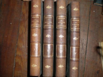 null "LAMARTINE (A. de). Histoire des Girondins.
Paris, Jouvet, 1884, 4 volumes reliés...