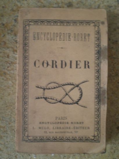 null LAURENT (G.). Nouveau manuel complet du Cordier.

Paris, Roret-Mulo, 1911, broché....
