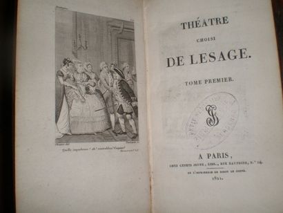 null LESAGE. Oeuvres diverses.

Paris, Genets, 1821, 14 volumes reliés plein veau...