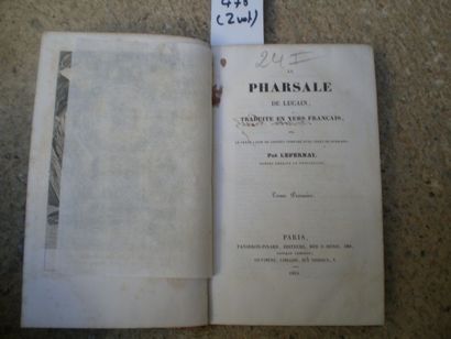 null LUCAIN. La Phrasale, traduite en vers français sur le texte latin de Grotius...