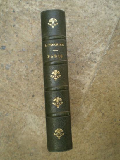 null "POMMIER Amédée. Paris, Poème humoristique.
Paris, Garnier, 1867, relié demi-chagrin...