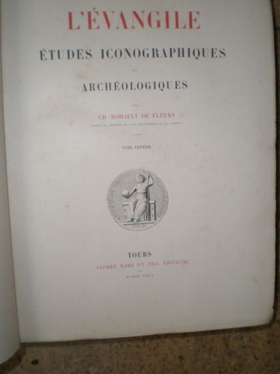 null ROUAULT DE FLEURY Charles – L’évangile études Iconographiques et archéologiques.

Tours,...