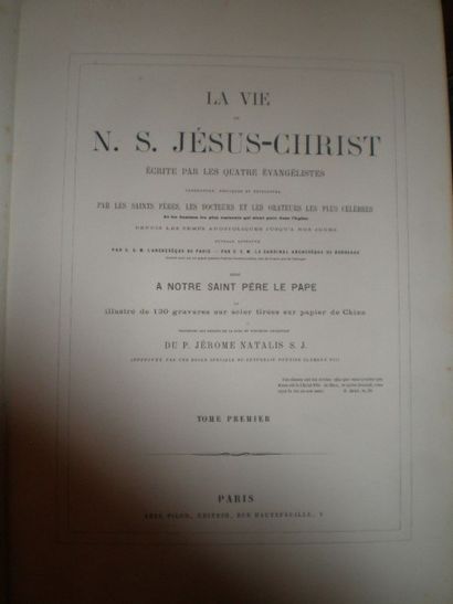 null La Vie de N.S. Jésus Christ écrite par les quatre évangélistes.

Paris, Abel...