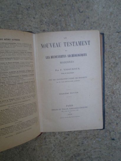 null VIGOUROUX (F.). Le nouveau testament et les découvertes archéologiques modernes.

Paris,...