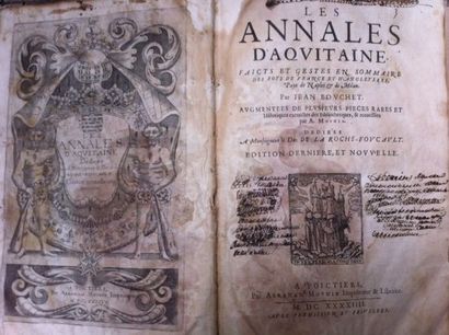 BOUCHET (J.). Les Annales d'Aquitaine, faicts...