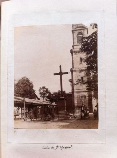 null [Photographies originales] CHAULIAC Charles. Etude sur les Croix des Carrefours...