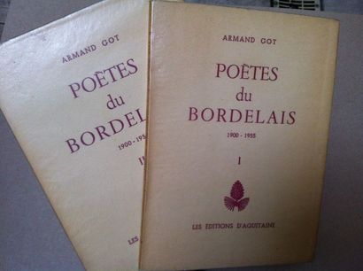 GOT (A.). Poètes du Bordelais. 1900-1956....