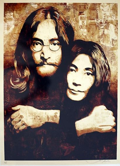 null SHEPARD FAIREY

John & Yoko

sérigraphie

Signée en bas à droite et annotée...