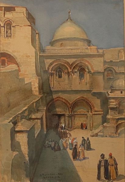 null RYCHTER-MAY Anna (1865 - 1955)

Vieille ville de Jérusalem animée

Aquarelle...