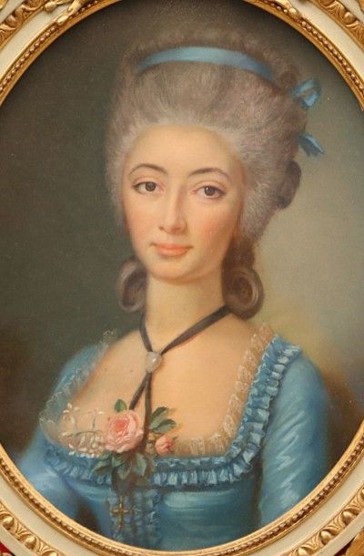 null École Française de la fin du XVIIIème siècle

Portrait de Madame de Saint Sauveur,

Marquise...
