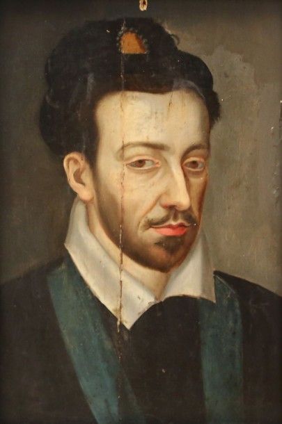  	 École Française du XVIIème siècle, suiveur de QUESNEL François (1543-1619) 
Portrait...