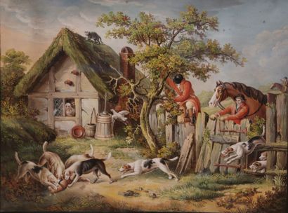 null GUNTHER Chr. (XIXème siècle)

Le départ pour la chasse - La Halte de chasse...