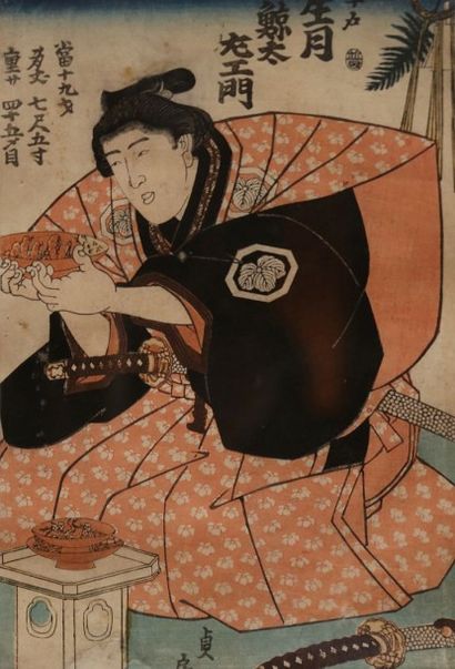 null SADAFUSA Utagawa

Lutteur de sumo

Planche en couleurs (émargée)

35,8 x 24...