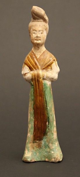 null Chine

Dame de cour

Terre cuite polychrome

Dynastie Tang, VII/VIIIème siècle...