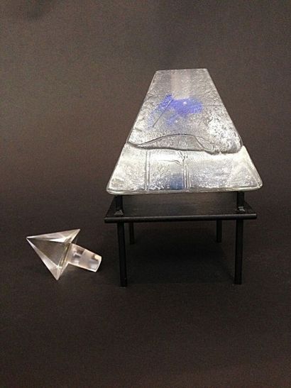 null Frédéric MORIN (né en 1958)

Zenobia

Sculpture en verre sur socle en métal...