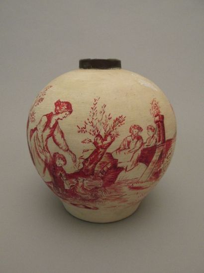 null C.A.B. (Céramique d’Art de Bordeaux)

Vase à panse sphérique en terre cuite...