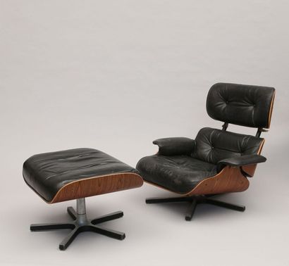 null EAMES Charles (1907-1978) et Ray (1912-

1988)

Fauteuil et son ottoman, coque...