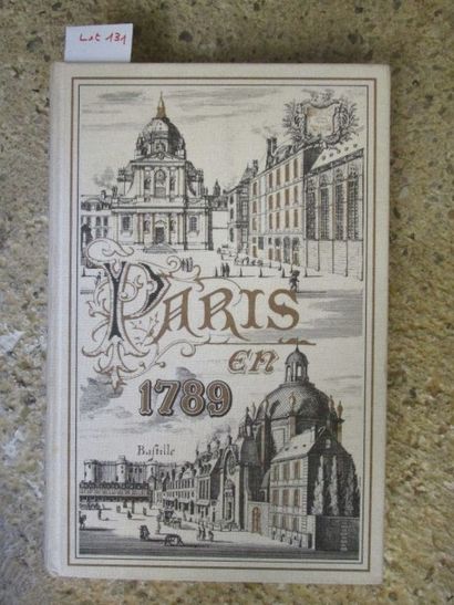 null BABEAU Albert. Paris en 1789. Paris, Firmin Didot, relié percaline imprimée,...