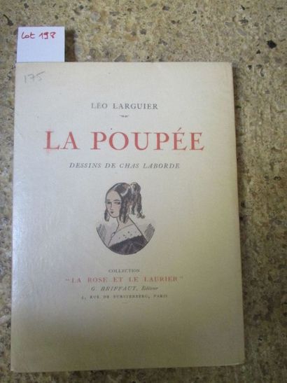 null LARGUIER Léo. La Poupée. 

Paris, Briffaut, 1925, in-8 broché, 98pp. illustrées...