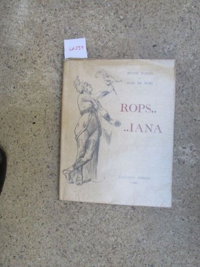 null BOYER D’AGEN ET ROIG Jean de. Rops … iana. 

Paris, Pellet, 1924, 155 pp. illustrées...