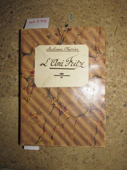 null ERCKMANN – CHATRIAN. L’Ami Fritz. 

Hachette, 1927, broché, 247 pages.
