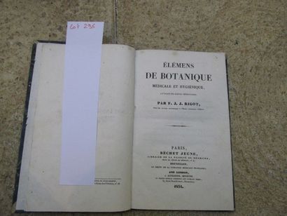 null RIGOT (F.J.J.). Elemens de Botanique Médicale et Hygiénique.

Paris, Bechet,...