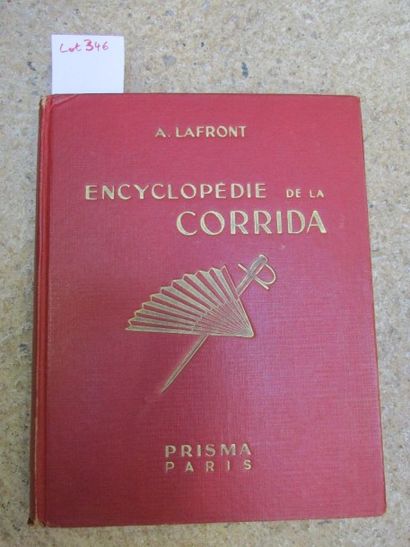 null LAFRONT (A). (Paco Tolosa). Encyclopédie de la corrida. 

Paris, Editions Prisma,...