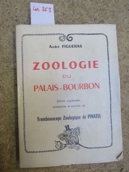 null FIGUERAS André. Zoologie du Palais-Bourbon. 

Rennes, Libres Propos, 1964, broché...