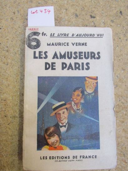 null VERNE Maurice. Les amuseurs de Paris. 

Paris, Editions de France, 1932, broché...