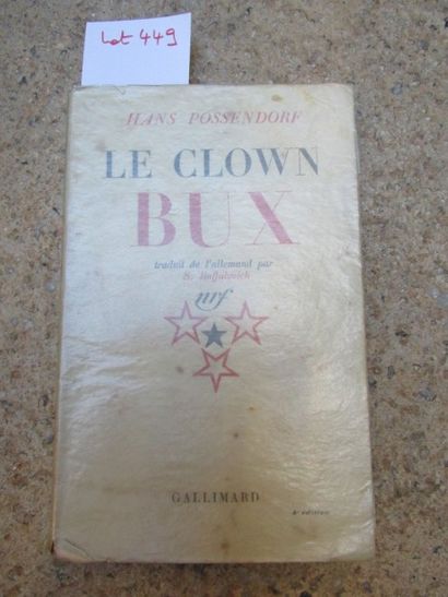 null POSSENDORF Hans. Le clown Bux, traduit de l’Allemand par Serge Rattalovich....