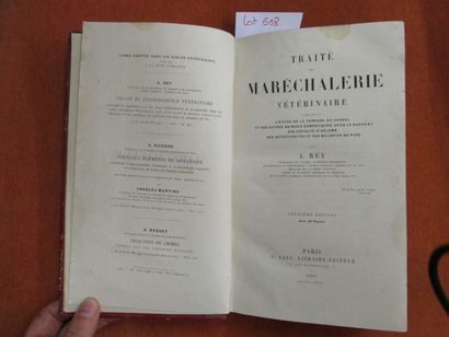 null REY (A.). Traité de Maréchalerie vétérinaire.

Paris, Savy, 1865, relié demi-basane....