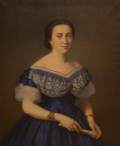 null VILLENEUVE Jules (1813-1881)

Portrait d’un élégant et d’une élégante

Paire...