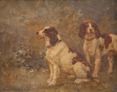 null TAVERNIER Paul (1852-1943)

Deux chiens

Huile sur panneau

Signée en bas à...