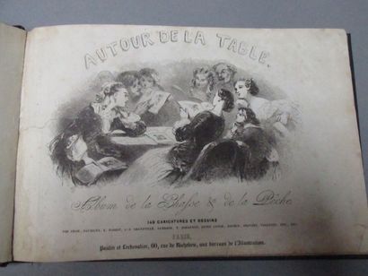 null Autour de la table : Album de la chasse

et de la pêche. Paris, Paulin et Lechevalier,

aux...