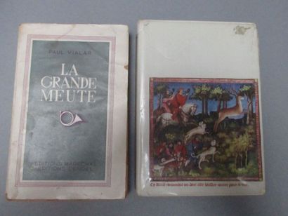 null Lot composé de deux ouvrages:

- VIALAR Paul. La grande meute, Éditions

Denoël,...