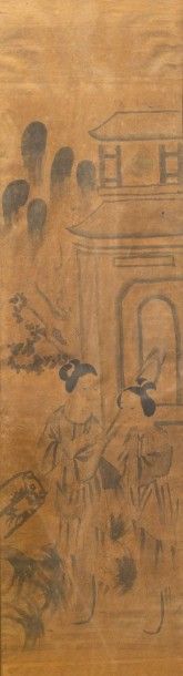 null CHINE

Deux encres sur papier formant pendants

représentant des geishas dans...