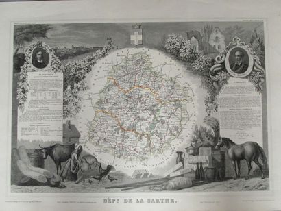 null Atlas Illustré d’après LEVASSEUR V.

Région de l’Ouest n°13-16-71-83

Cinq gravures...