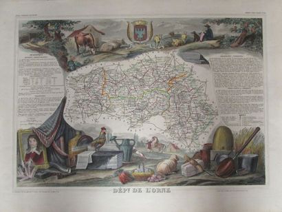 null Atlas Illustré d’après LEVASSEUR V.

Région du Nord Ouest n°52-60

Deux gravures...