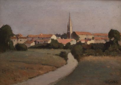 null GORRIN Ulysse (1884-1965)

Vue de clocher

Huile sur toile - Signée en bas à...