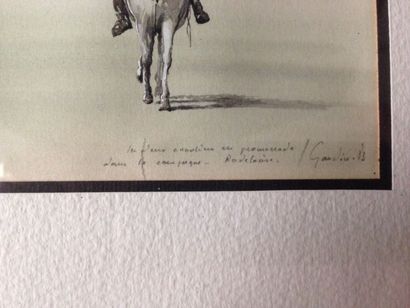 null GAUDIN Alain (né en 1951)

Promeneurs à cheval

Paire d’aquarelles sur papier

Signées...
