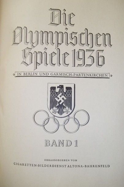 null Die Olympischen Spiele 1936 in Berlin und Garmisch-Partenkirchen.



Ensemble...