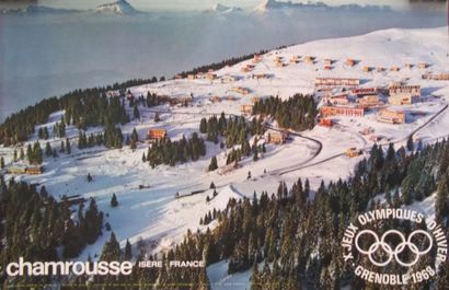 null Affiche photographique pour les Jeux Olympiques d'hiver de 1968, à Grenoble.

Le...