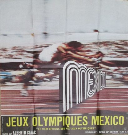 null Affiche du film officiel des XIXème Jeux Olympiques "Jeux Olympiques Mexico"...