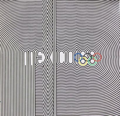null Jeux Olympiques de Mexico. 

Affiche. 1968. 

60 x 60 cm.