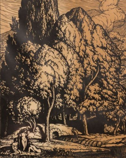 null VETTINER Jean Baptiste (1871-?)

Muses dans la montagne

Deux bois gravés.

Monogrammés...