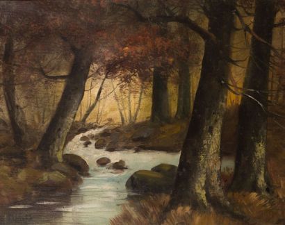 null BALADES René (XIXème - XXème siècle)

Ruisseau dans un sous-bois

Huile sur...