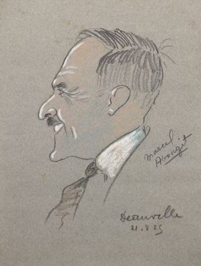 null ABOUGIT Marcel (XXème siècle)

Portrait d’homme souriant

Pastel - Signé au...