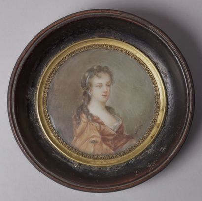 null CATELIN (XIXème siècle)

Portrait d’une élégante à la robe rouge

Miniature...