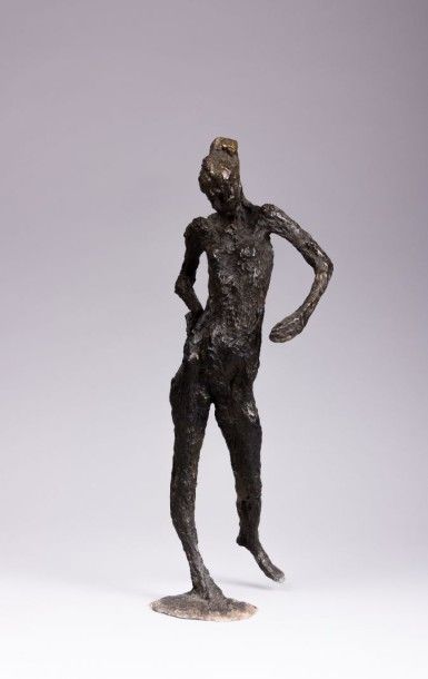 null HOGOMMAT André (1925- )

Jeune femme élancée

Bronze à patine brune

Signé sur...